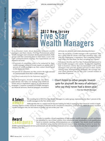 Five Star Wealth Managers - Five Star Professional