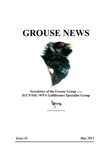 Grouse News 41.pdf - Galliformes-sg.org
