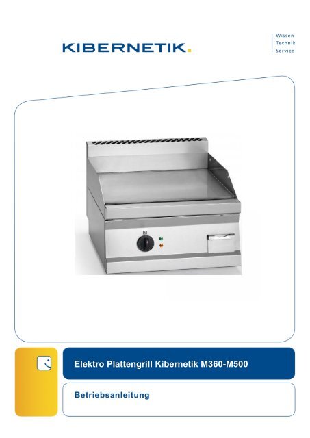 Elektro Plattengrill Kibernetik M360-M500