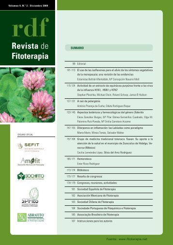 Revista de Fitoterapia - Fitoterapia.net