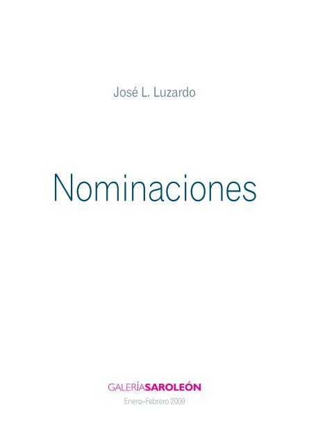 Nominaciones - Gas Editions