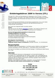 Einfahrtsgebühren 2009 in Verona (ZTL) - Gadis Tourist Service Italia