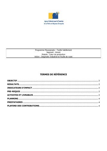 Diagnostic industriel - Anpme..