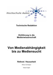 Von Medienabhängigkeit bis zu Mediensucht - Frank Barth