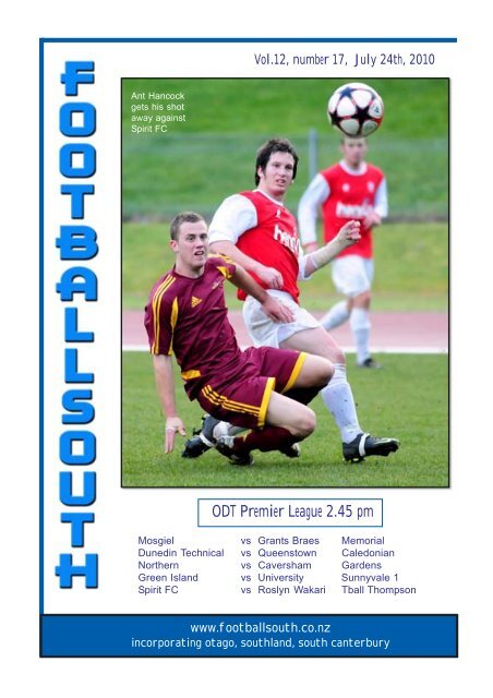 24th July 2010 - Football South