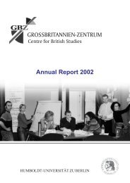 GROSSBRITANNIEN-ZENTRUM Annual Report 2002 - Centre for ...