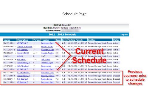 Dear Parent, The Home Access Center is designed to ... - Frisco ISD