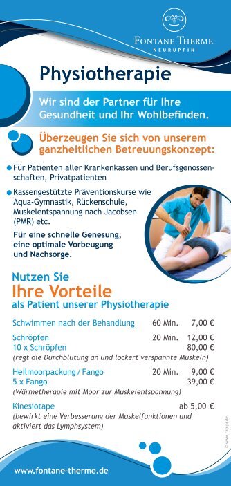 Physiotherapie - Fontane Therme