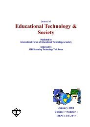 Complete issue in PDF - Educational Technology & Society
