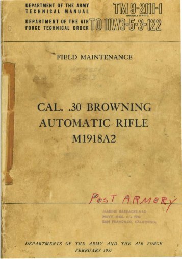1918a2 bar manual.pdf - Forgotten Weapons