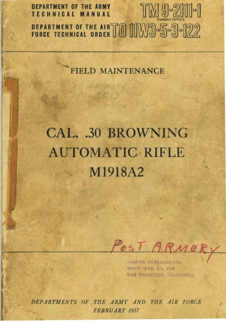 1918a2 bar manual.pdf - Forgotten Weapons