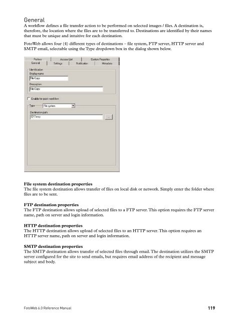 FOTOWEB 6.0 Reference Manual - FotoWare