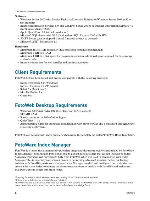 FOTOWEB 6.0 Reference Manual - FotoWare