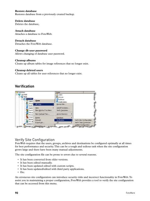 FOTOWEB 6.0 Reference Manual - FotoWare