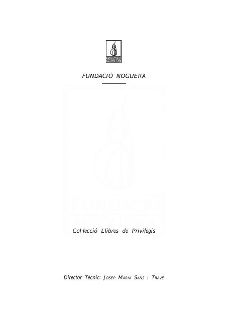 GIRONA (1144-1533) 1 - Fundació Noguera