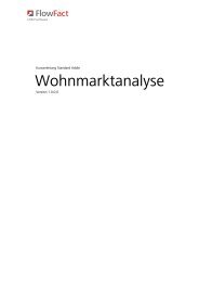 Kurzanleitung Wohnmarktanalyse - FlowFact AG