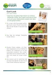 Download: Anleitung Curl-Look als pdf - Garnier