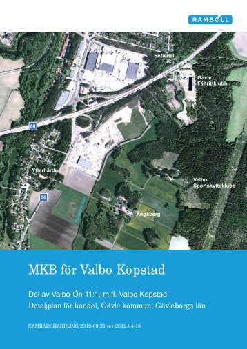 MKB för Valbo Köpstad - Gävle kommun