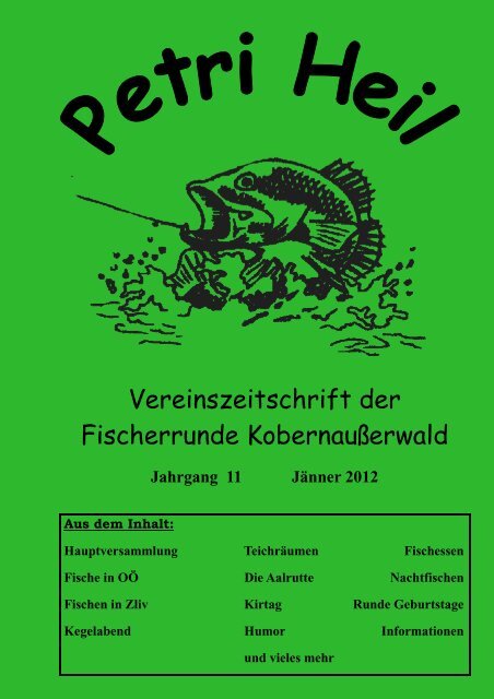 Vereinszeitschrift der Fischerrunde Kobernaußerwald