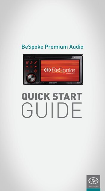 BeSpoke ® Quick Start Guide