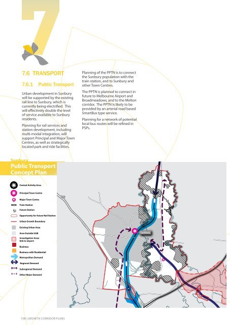 The Sunbury/ Diggers Rest Growth Corridor Plan - Growth Areas ...
