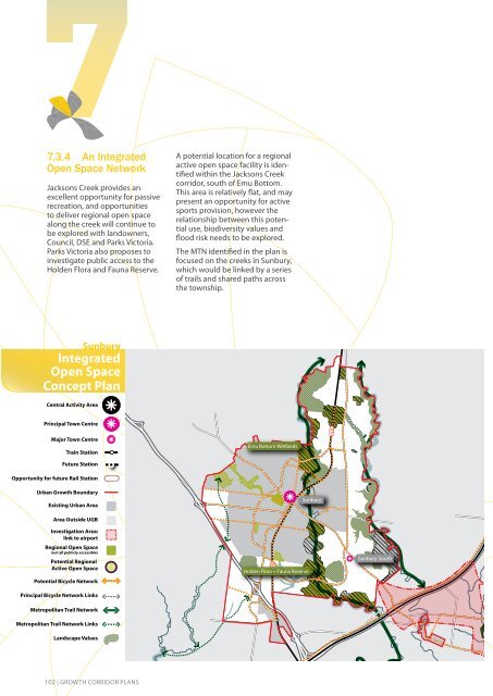 The Sunbury/ Diggers Rest Growth Corridor Plan - Growth Areas ...