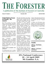 December 2004 - Institute of Foresters of Australia