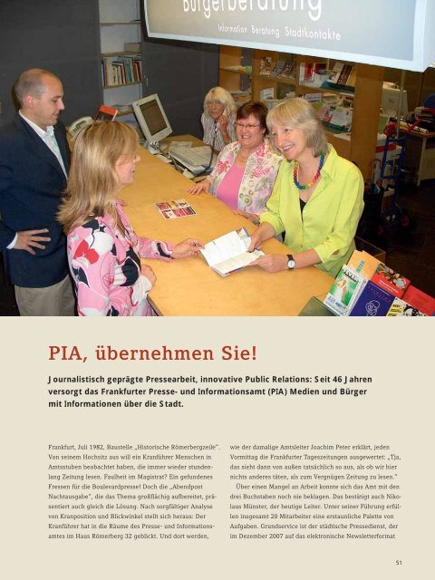 Magazin 2009 - Frankfurter Presseclub