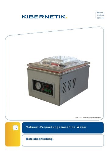 Vakuum-Verpackungsmaschine Weber