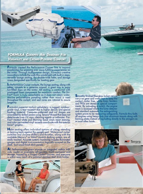 Performance Cruiser Brochure - 2013 - Formula Boats