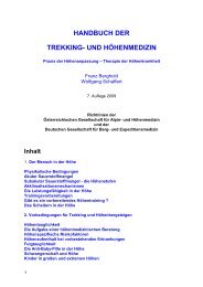 handbuch der trekking - Österreichische Gesellschaft für Alpin- und ...