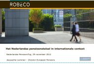 Het Nederlandse pensioenstelsel in internationale ... - FT Business