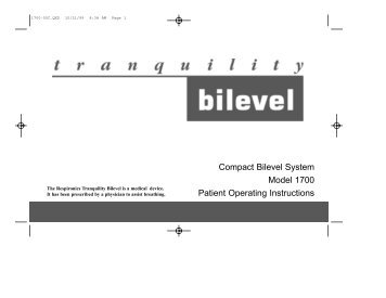 Compact Bilevel System Model 1700 Compact Bilevel System ...