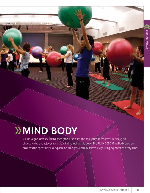 MIND BODY - Australian Fitness Network