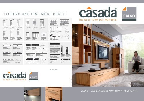 Casada Wohnen Calvo-Broschüre als PDF ... - Flamme Möbel