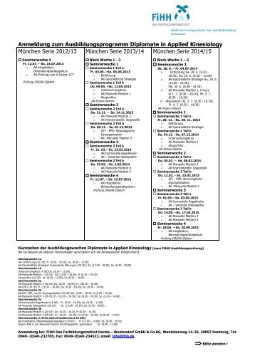 Behandlungsstrategiekurs Magazine