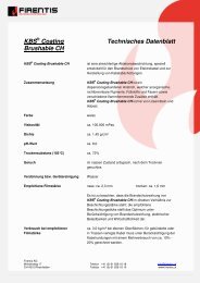 Datenblatt KBS Coating Brushable CH GR - Firentis AG