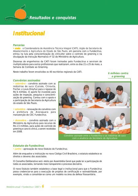 Relatório Anual 2007.pdf - Fundecitrus