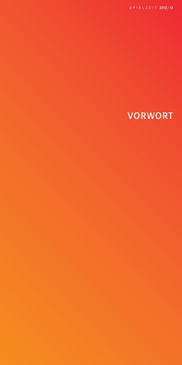 VORWORT - Forum Unterschleissheim