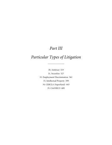 Manual for Complex Litigation, Fourth - Federal Judicial Center