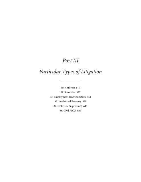 Manual for Complex Litigation, Fourth - Federal Judicial Center