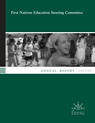 2003/2004 FNESC Annual Report