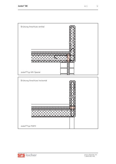 isolan® S6 Kragplatten-Isolierelemente