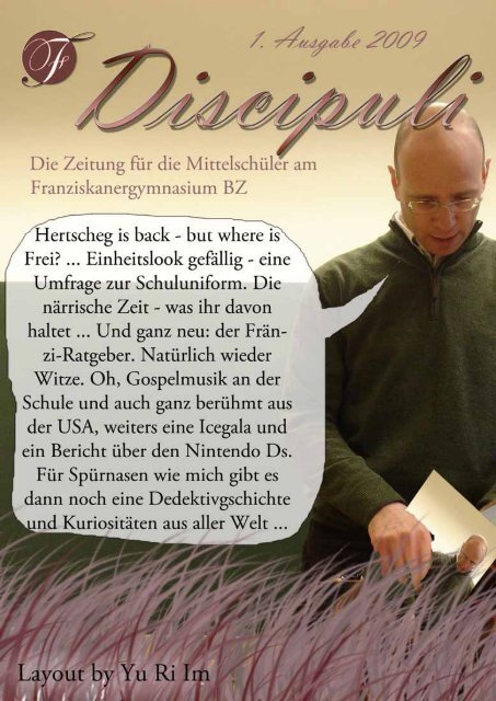 Ausgabe 09/01 Franziskanergymnasium Bozen
