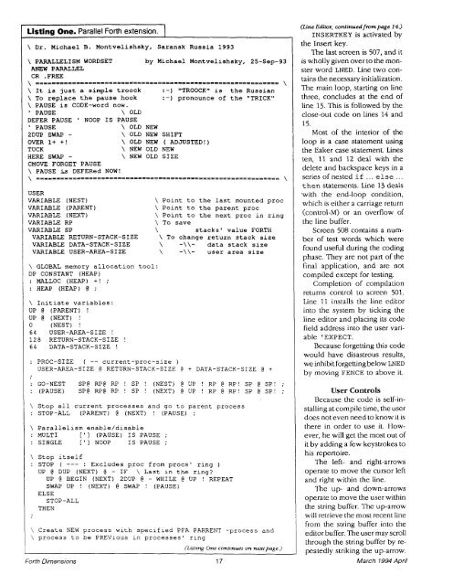 FAST Forth Native-Language Embedded Computers