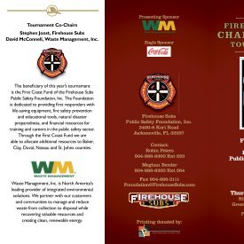 CHARITY GOLF - Firehouse Subs