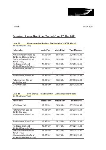 Busfahrplan - Friedrichshafen