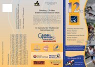 Flyer - Gaensefurther Sportbewegung eV