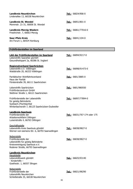 Leitfaden - Gewalt gegen Kinder - Saarland