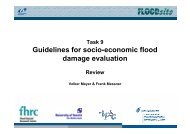 Guidelines for socio-economic flood damage evaluation - FLOODsite